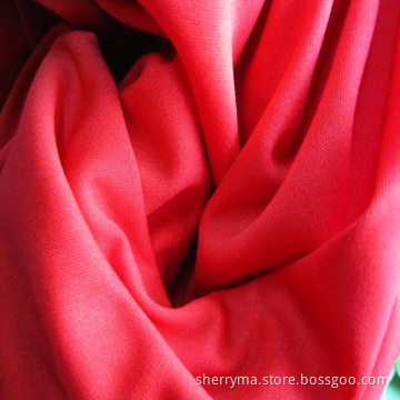 100% polyester väv tejido de ropa stickat tyg